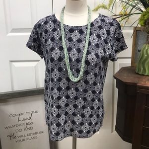 NWOT Loft Short Sleeve knit Sweater S